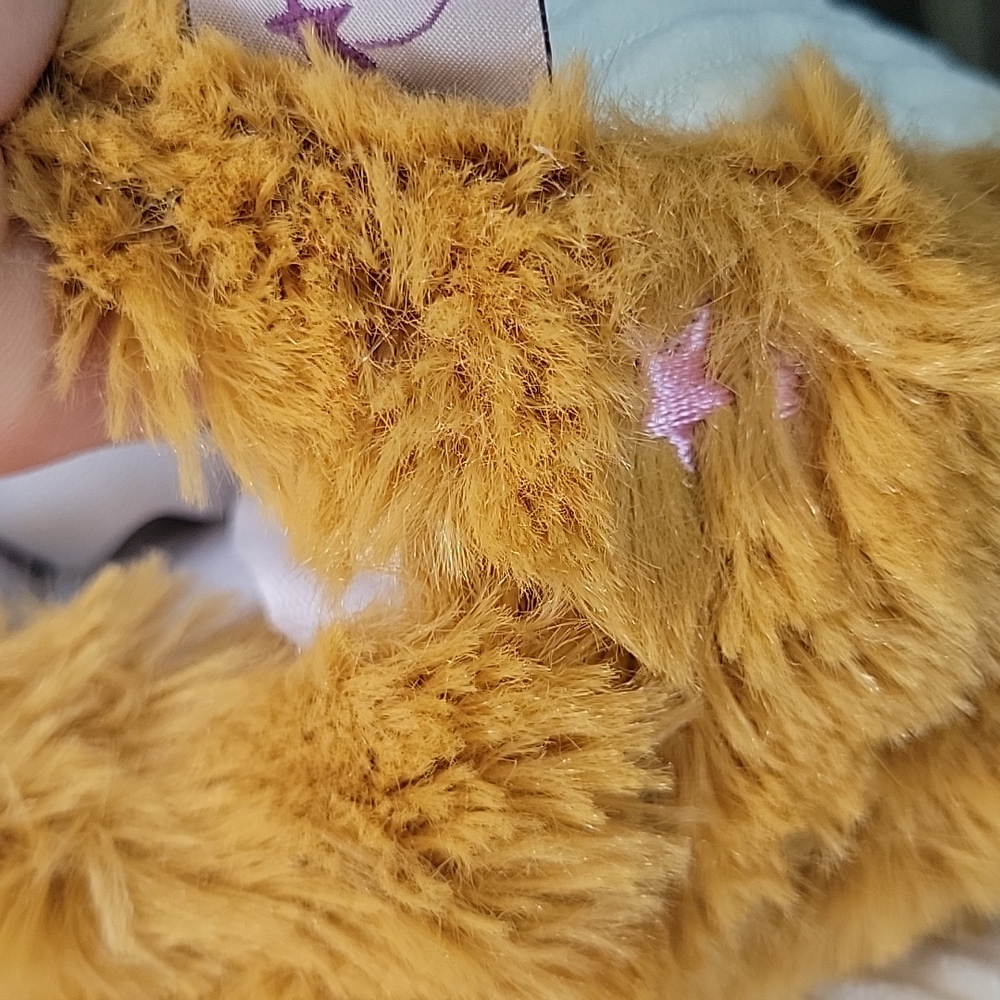 Scentsy Buddy Baby Scratch the Cat  Cream Tan Orange Secret Zippered Pouch  NEW - Picture 6 of 12
